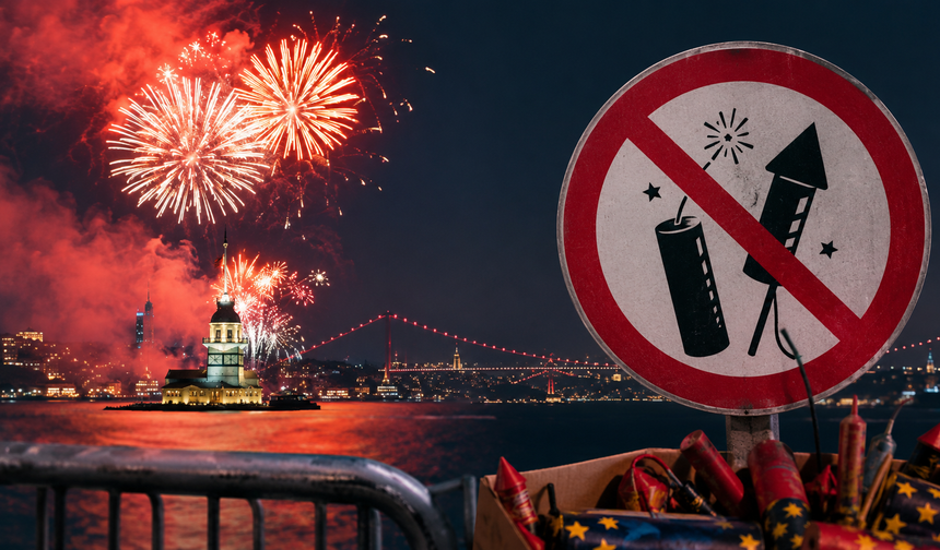 Bugün itibarıyla yasak! İstanbul'da havai fişek ve meşale kullananlara dikkat