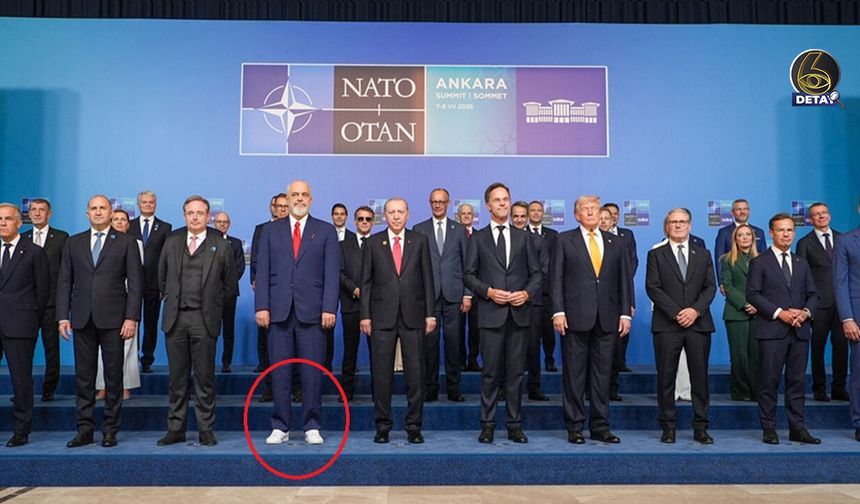 NATO'nun en sıra dışı lideri! Edi Rama beyaz spor ayakkabılarıyla gündem oldu