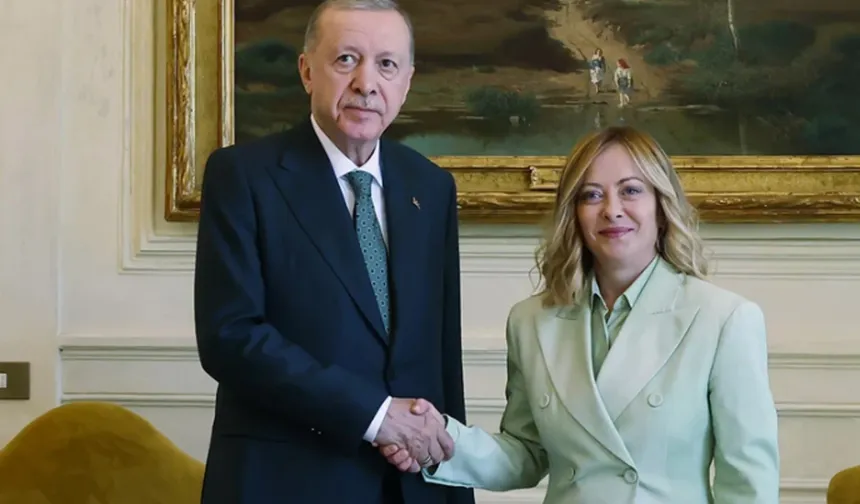 Cumhurbaşkanı Erdoğan ile Meloni görüştü