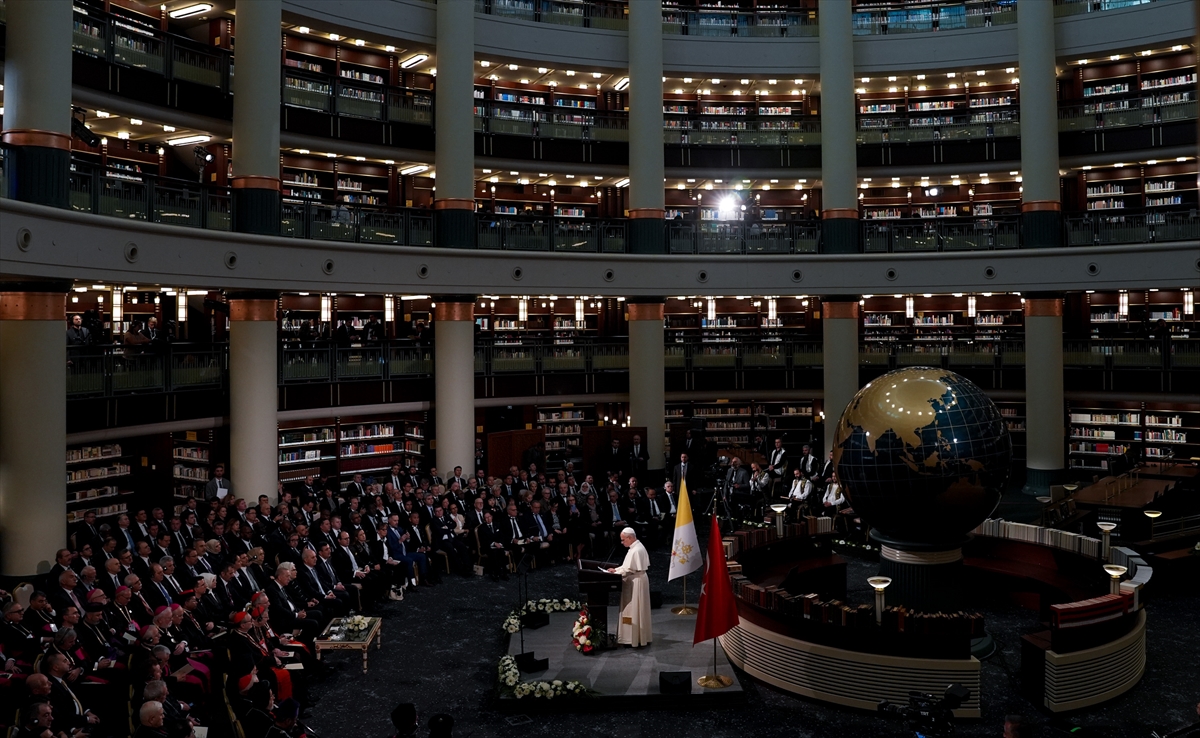 Cumhurbaşkanı Erdoğan Papa Konuşma (2)