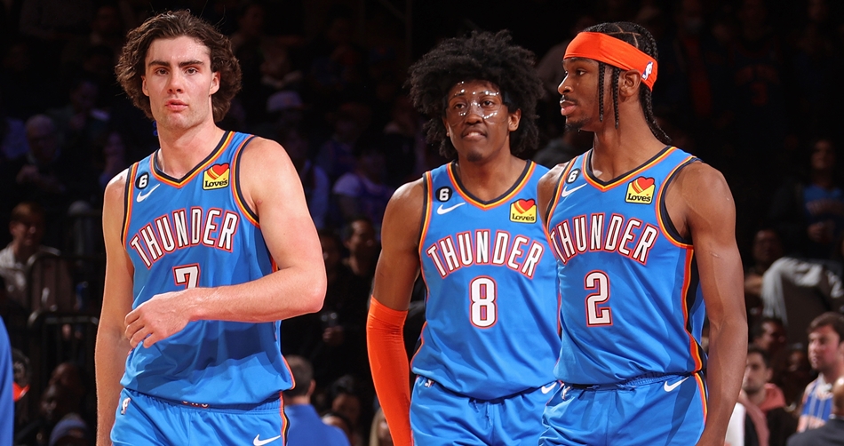 20373775 Shai Giddey Jalen Williams Oklahoma City Thunder