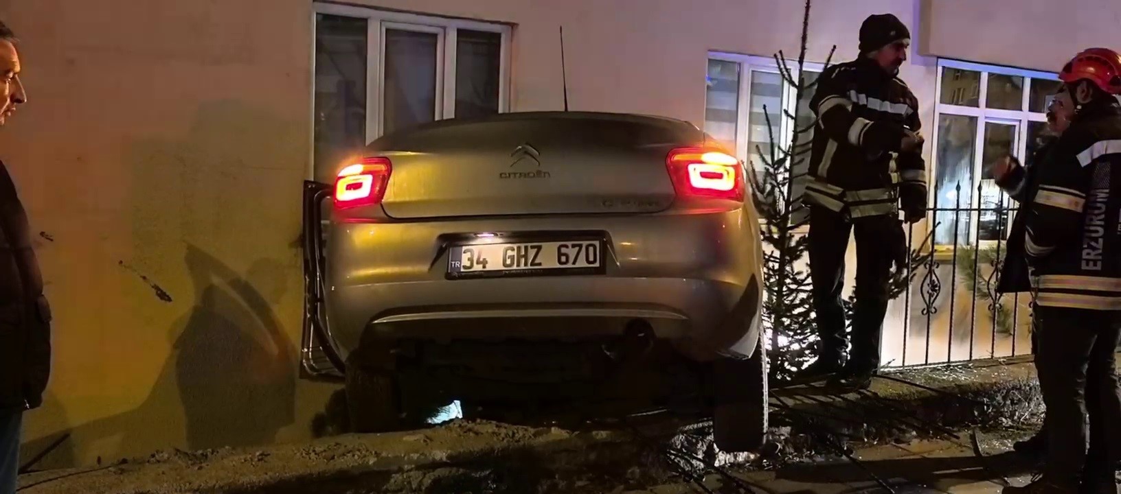 kaza yerinden görüntüler