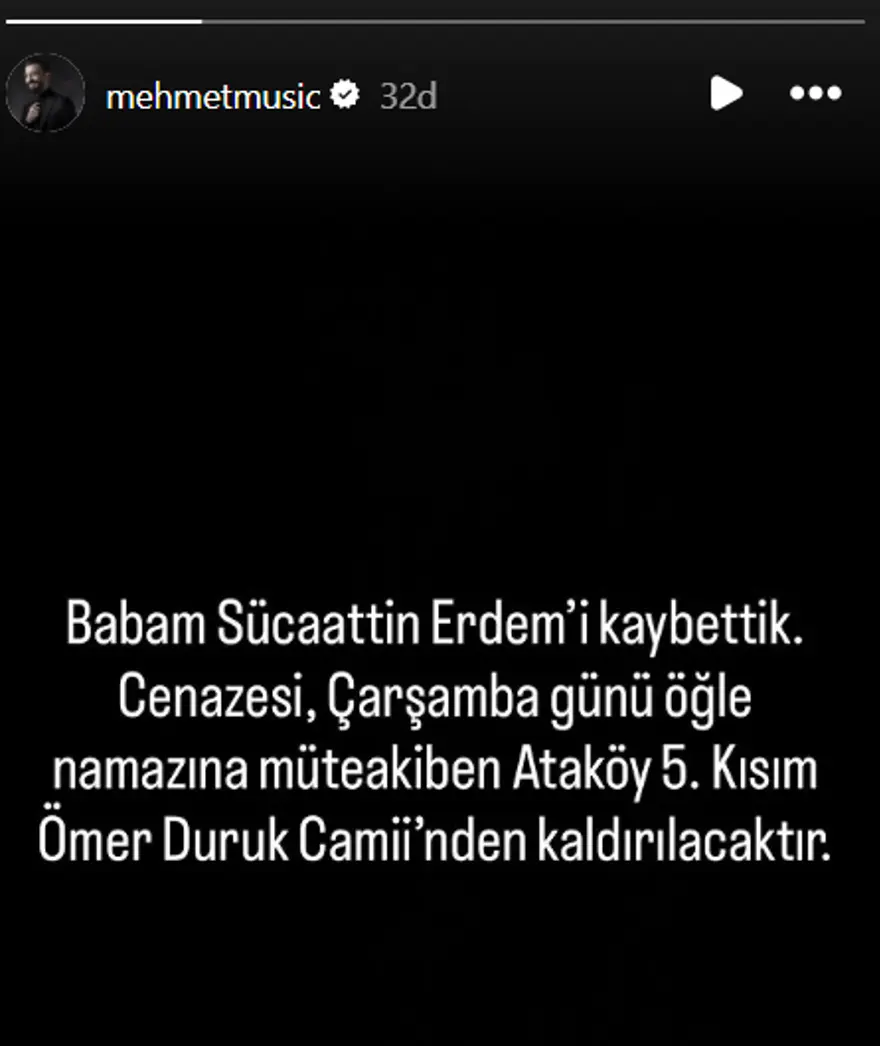 Mehmet Erdem Hikaye