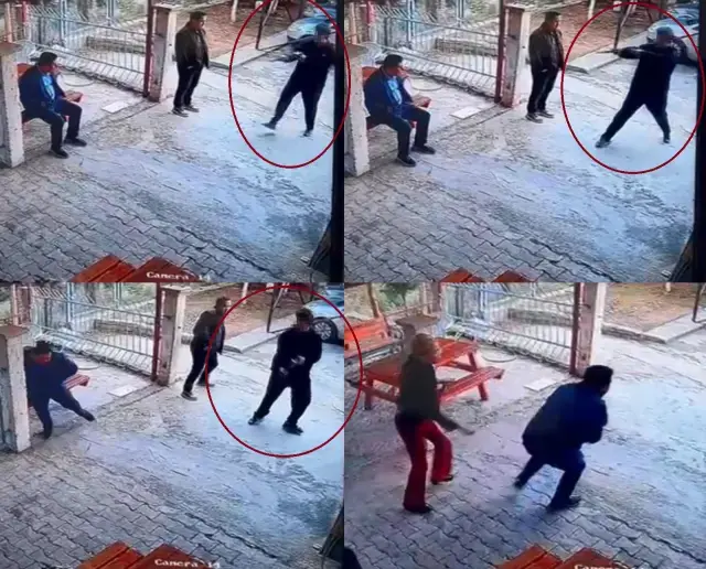 öğrencinin öğretmeni vurduğu anlar