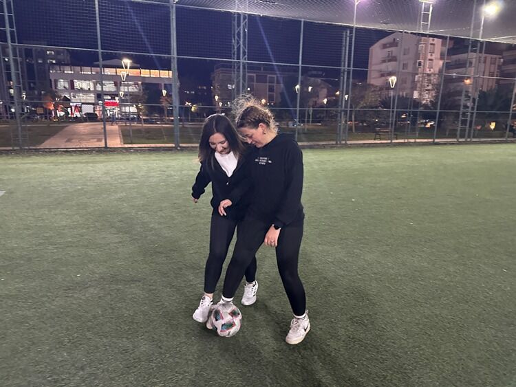 samsun'da kadınlar maç yapıyor