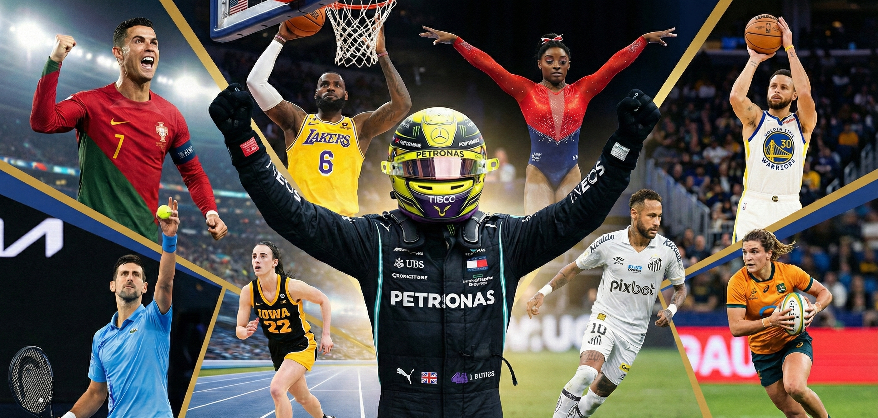 Hamilton zirvede, Ronaldo listede! En değerli sporcular