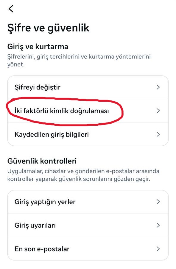 2Fa Nasil Yapilir 2-1