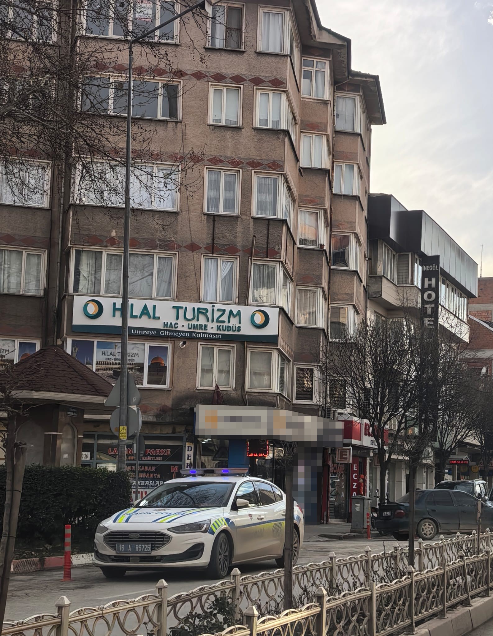 Olay yerinden görüntüler 