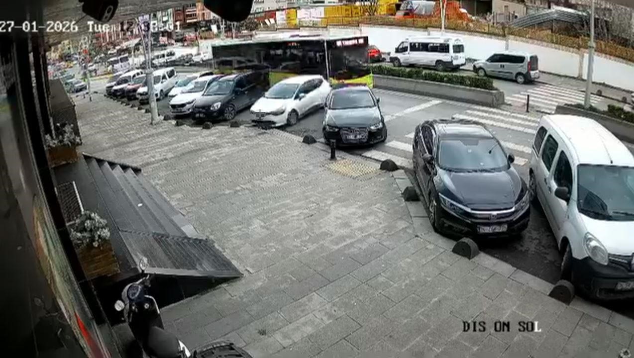 kaza anına ilişkin görüntüler