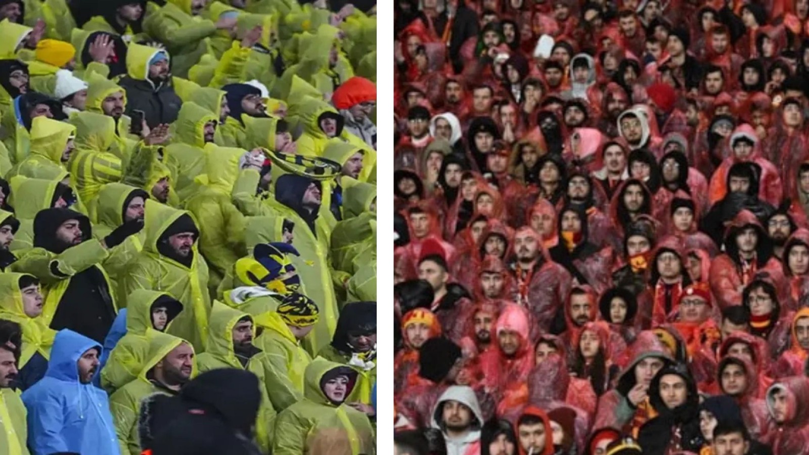 kırmızı yağmurluk