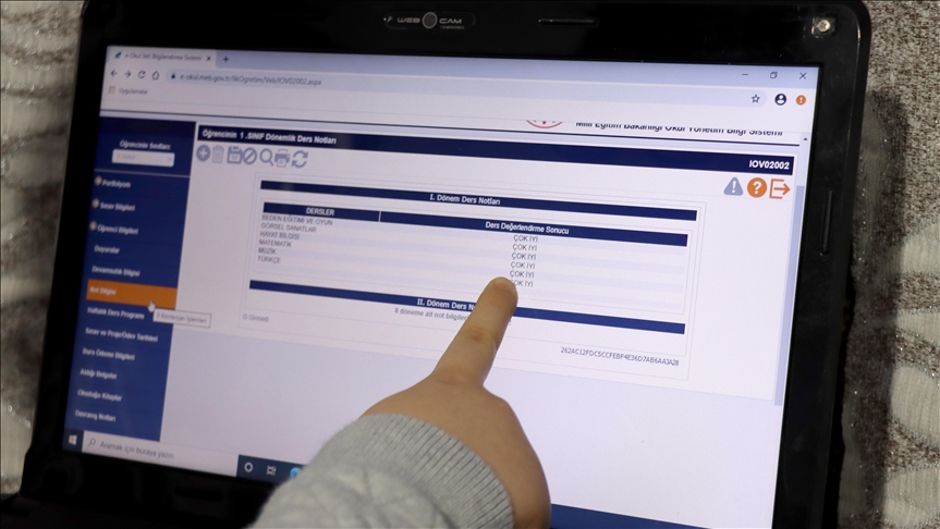 E Okul Masaüstü Ekranı