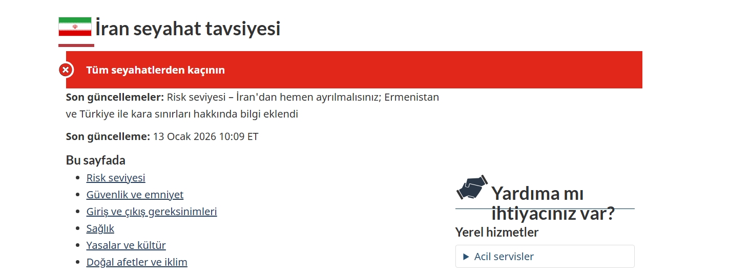 Ekran Görüntüsü 14 1 2026 101714 Travel.gc.ca