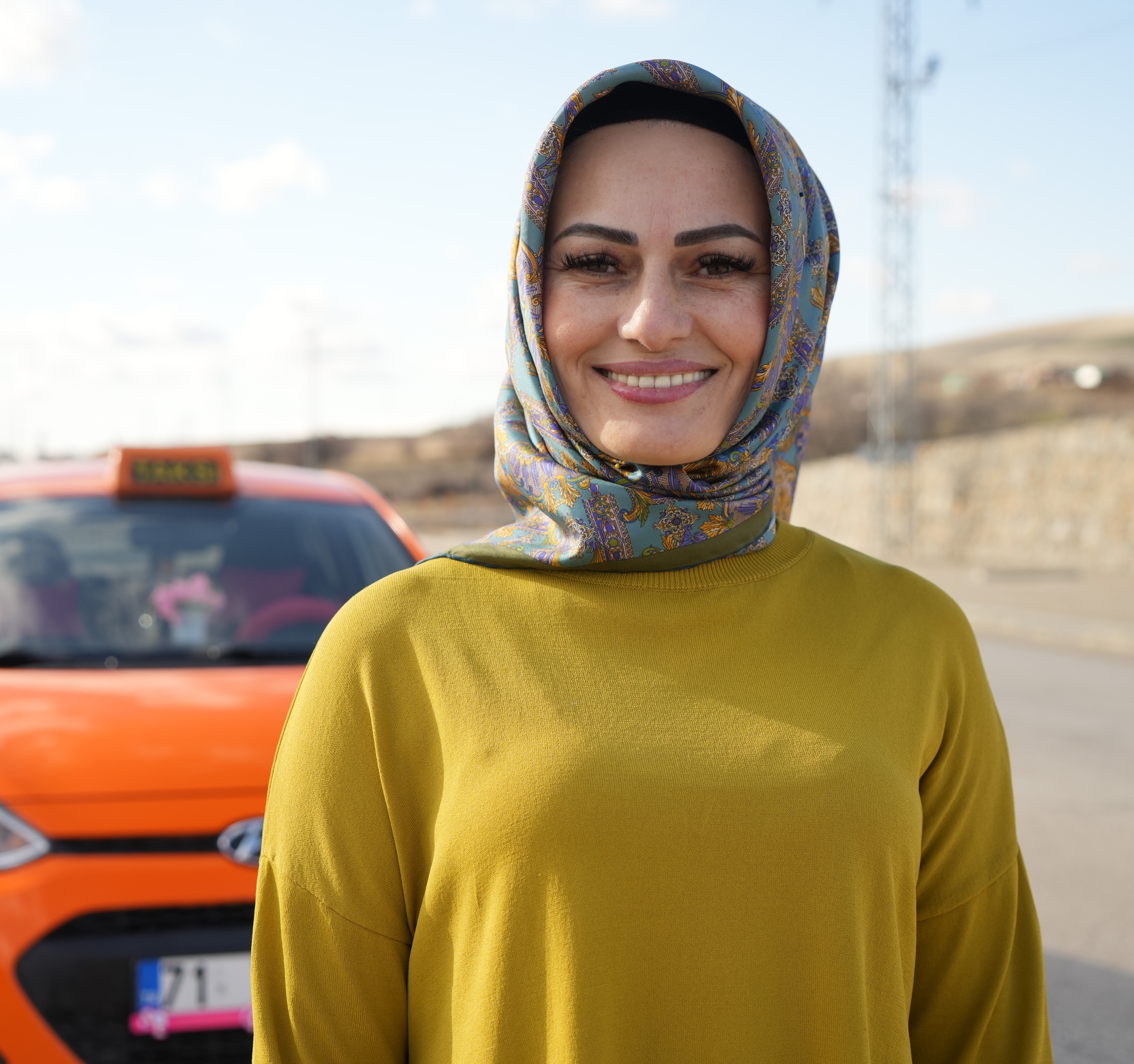 Kırklareli'nin Tek Kadın Taksicisi (1)