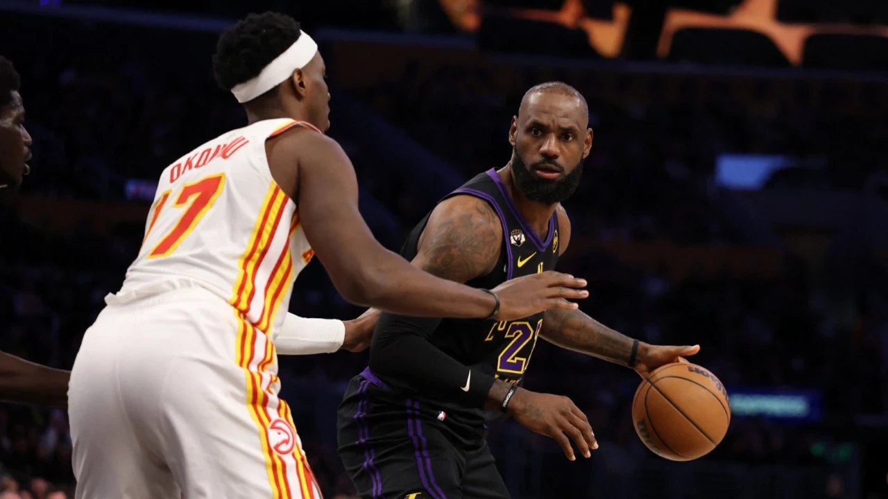 Lebron James Dumene Gecti Lakers Farkli Kazandi Nfbl