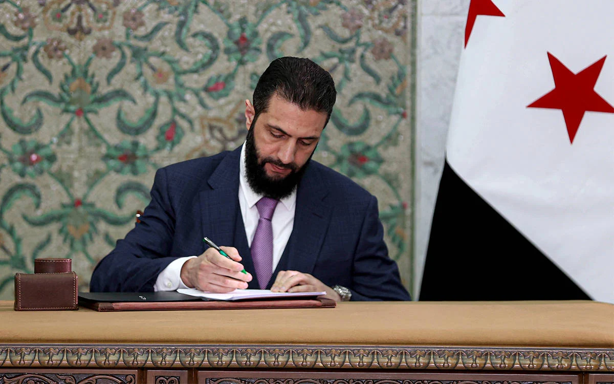 Suriyede Ahmet Şara