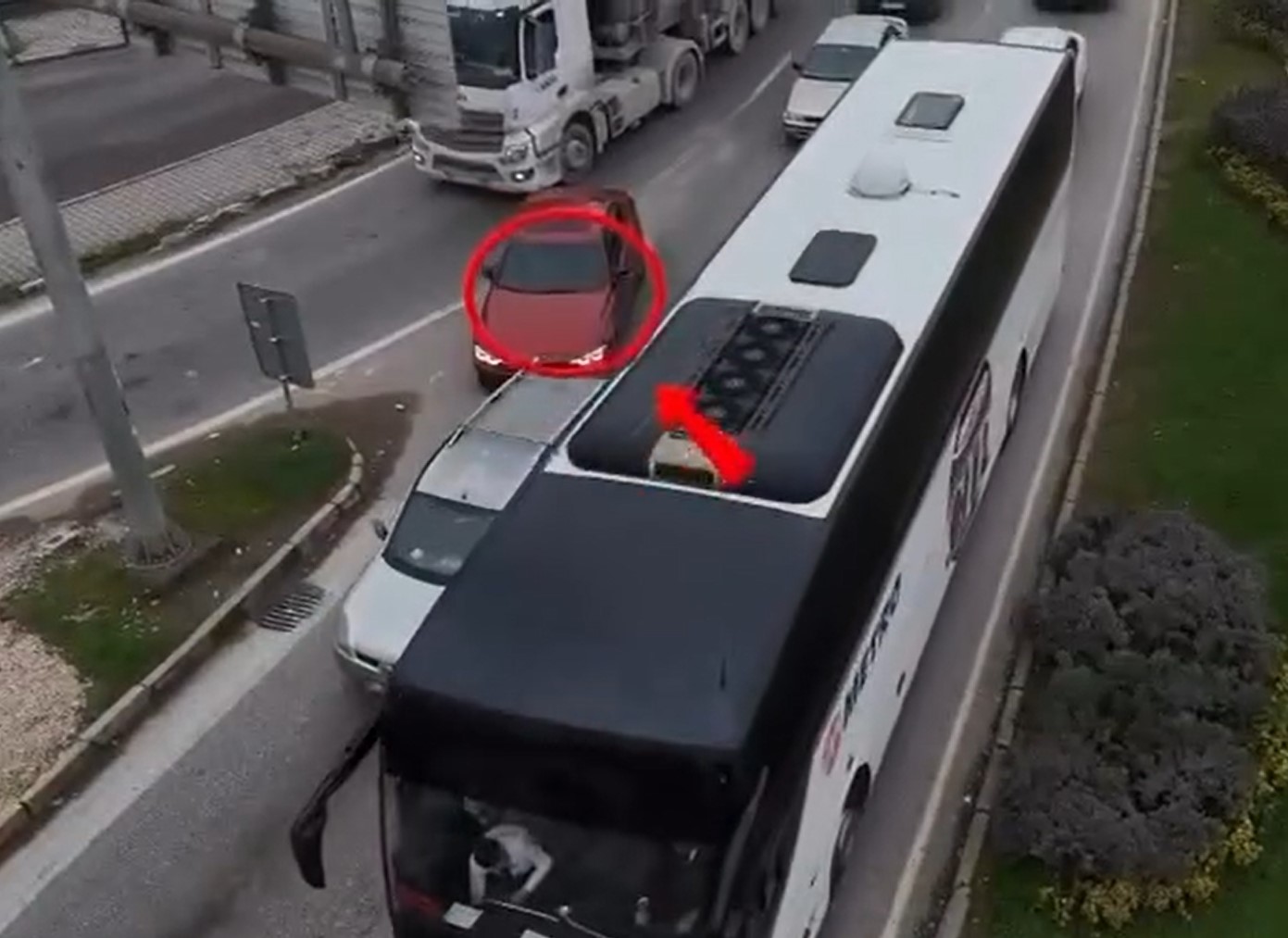 Düzce'de Havadan Trafik Denetimi-1