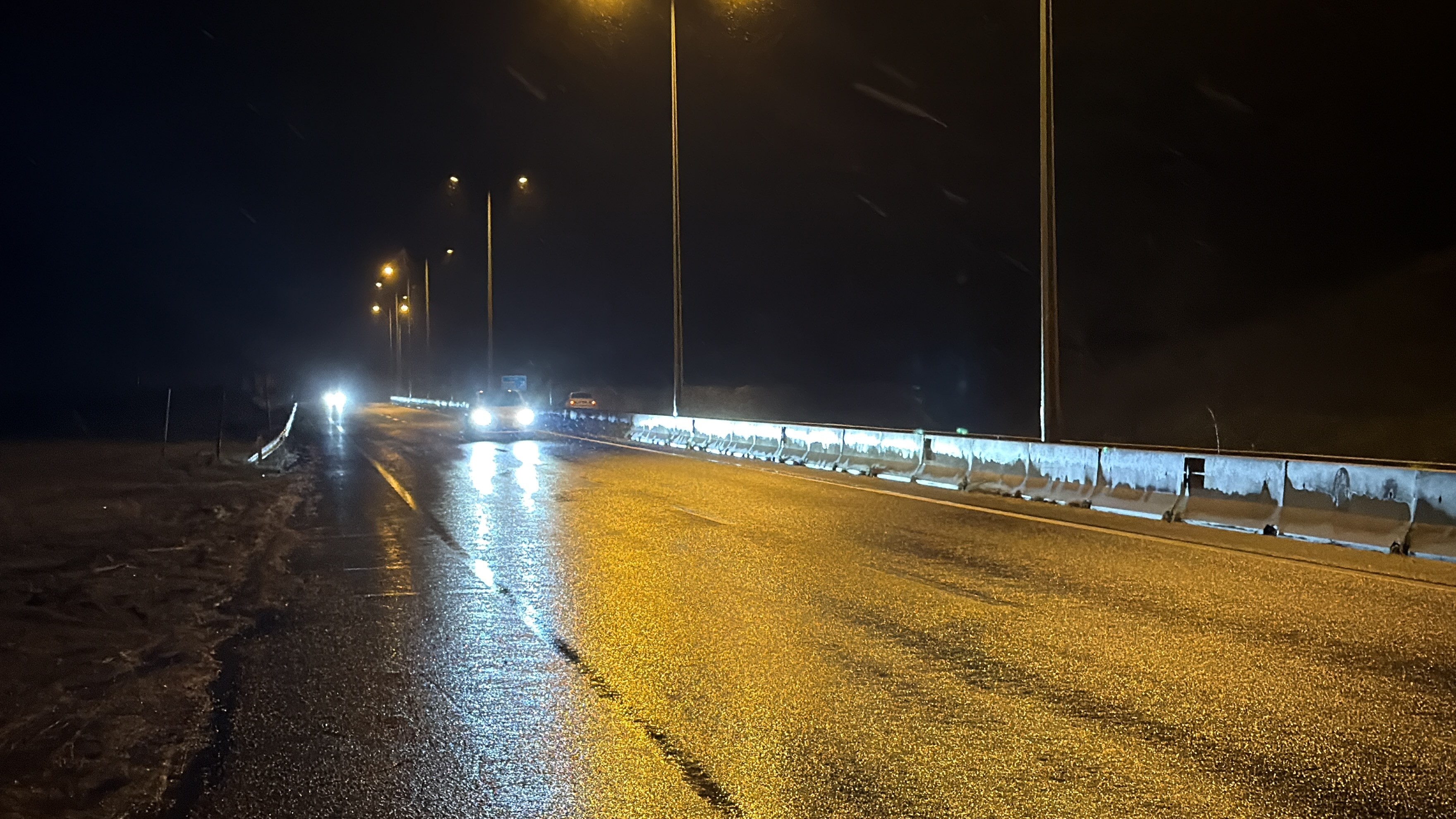 Duzcede Kar Yagisi Basladi (4)