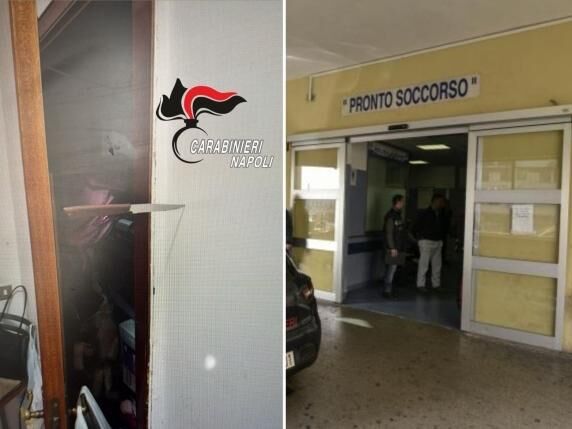 Eşine Bıçak Fırlattı