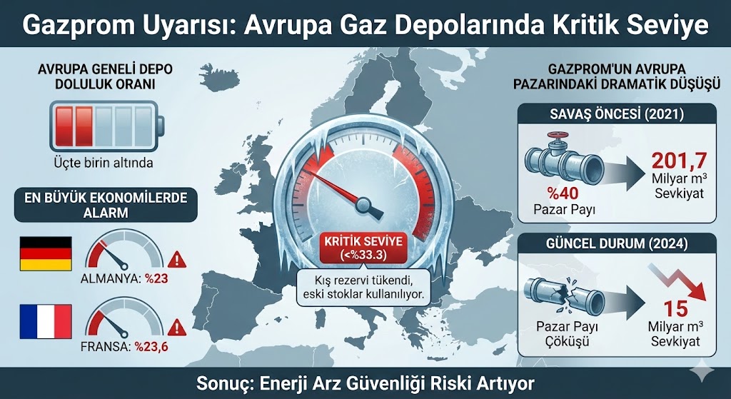 Gazprom Avrupa Gaz Stokları Infog