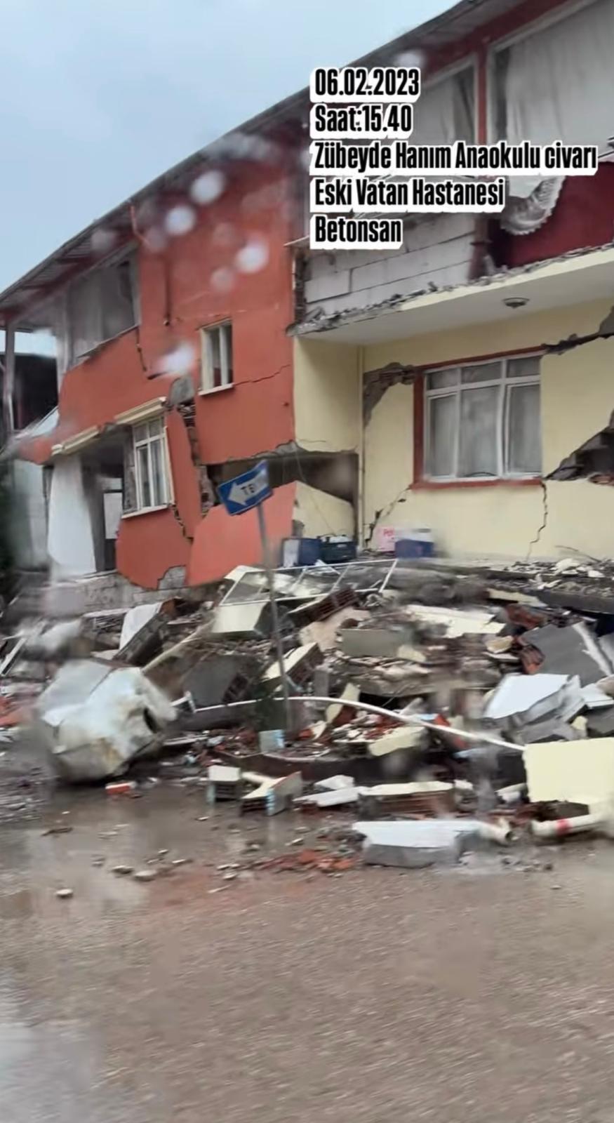 Hatay Depremden Sonraki Ilk Anlar (1)