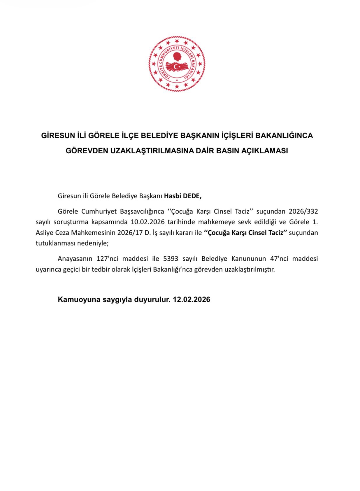 Içişler Bakanlığı