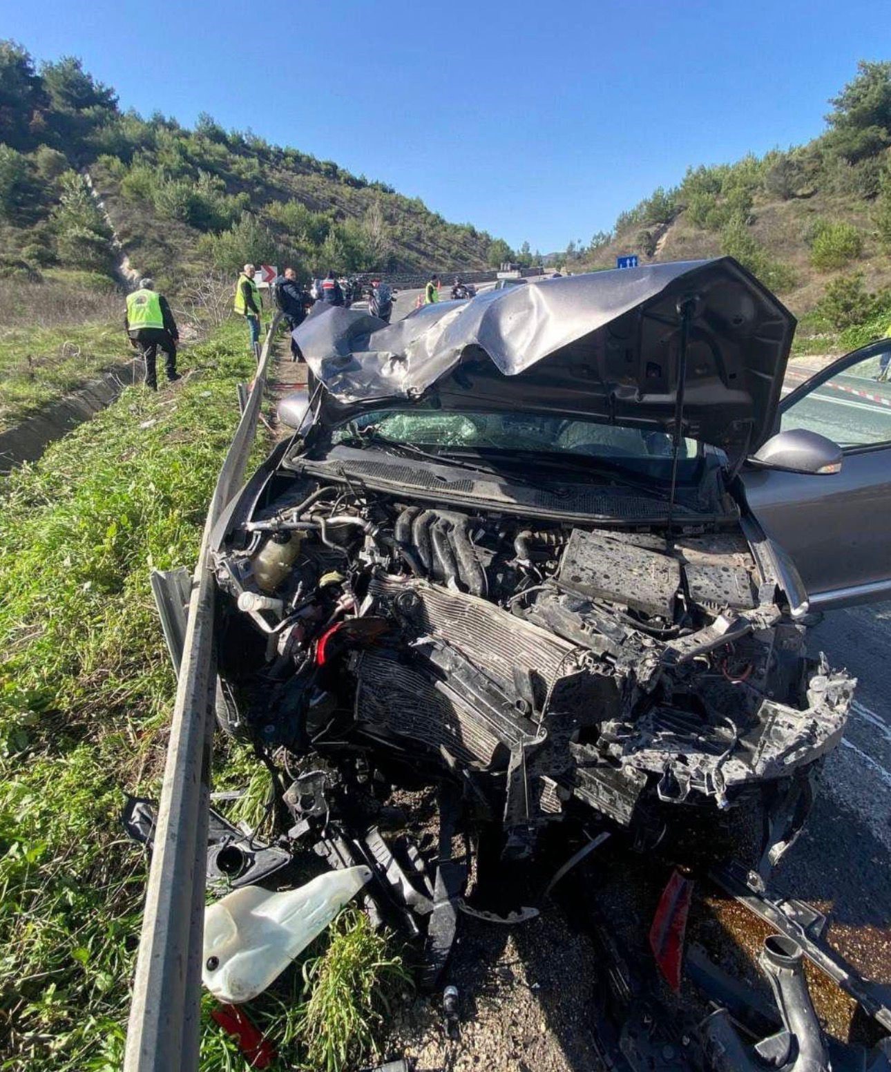 Kask Kamerasında Feci Ölüm Hatalı Sollama Can Aldı (3)