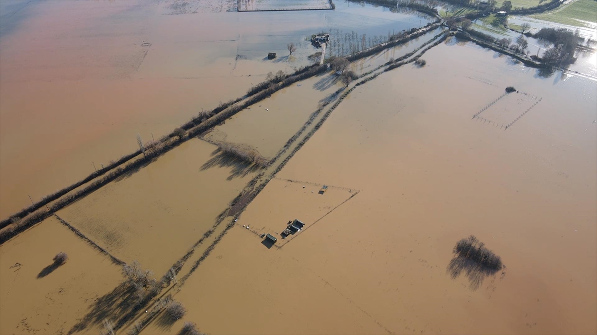 Muğla'da Bereket Yükü Ağır Geldi Tarım Arazileri Göle Döndü! (4)