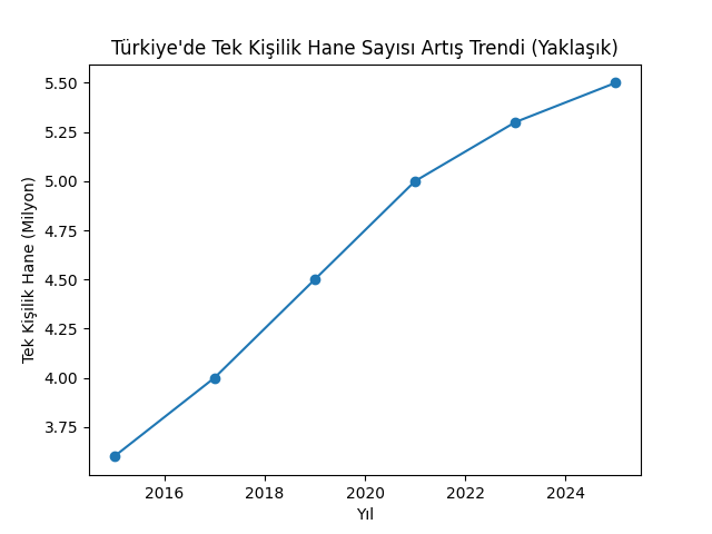 Tek Kisilik Hane Trendi