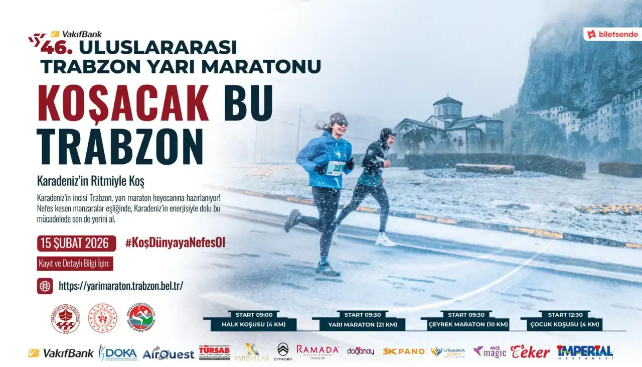 Trabzon Yari Maratonu Icin Geri Sayim Basladi