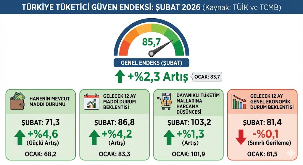 Tüketici Güven Endeksi Infografik