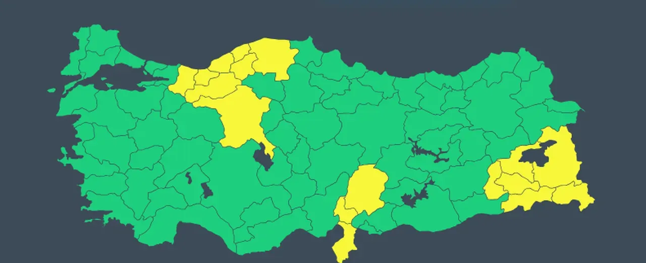 17 Il Sari Kodlu Uyari