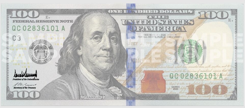 American Banknotes Feature Trump's Signature