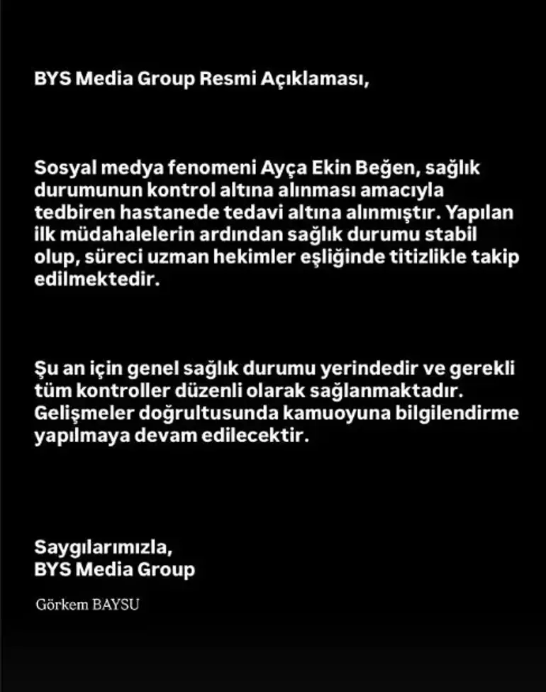 Ayça Ekin Açıklama