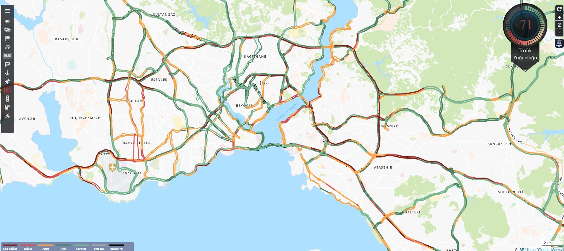 Bayramın Ikinci Gününde İstanbul'da Trafik Kilit!