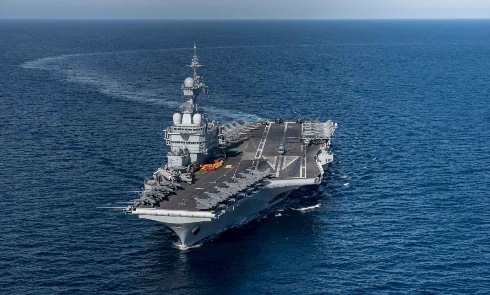 Fransız Charles De Gaulle Uçak Gemisi Doğu Akdeniz'e Gönderildi2