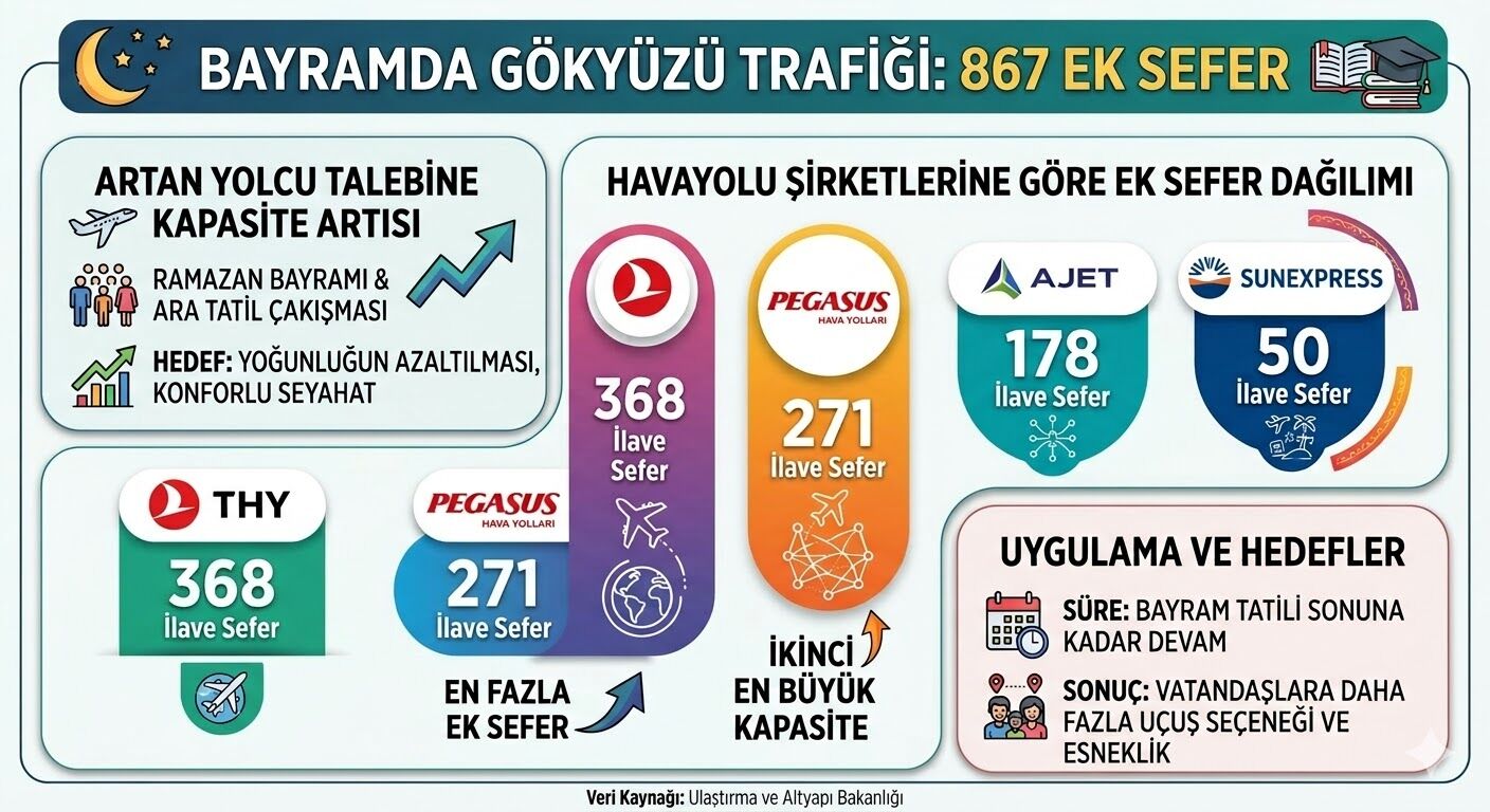Havayolu Şirketleri Bayram Ek Seferler Infog