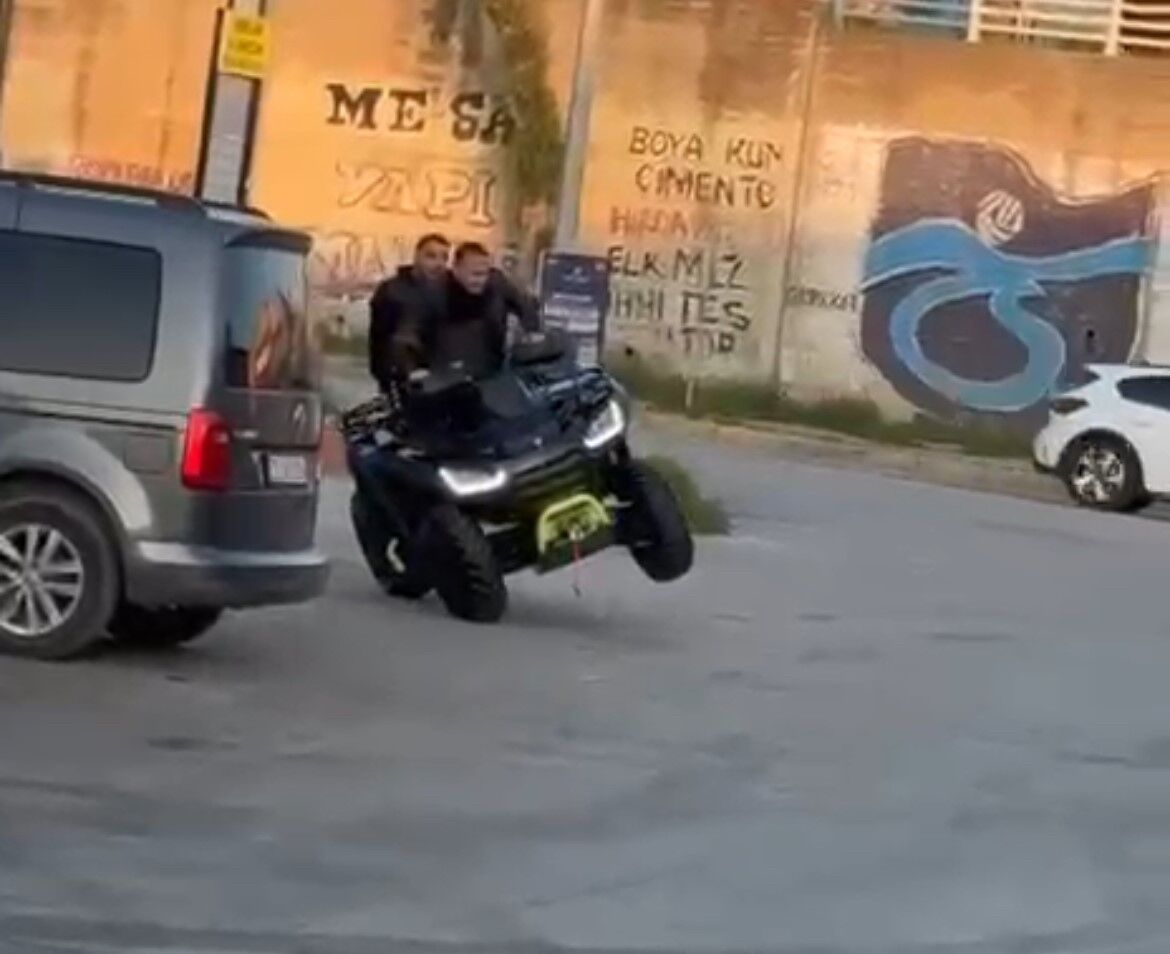 İzmir'de Atv Ile Drift Yapan Sürücüye 146 Bin Tl Ceza (2)