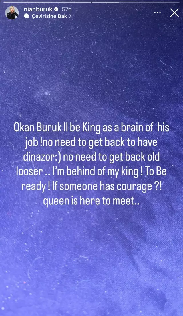 Okan Buruk Eski Eşi Paylaşım