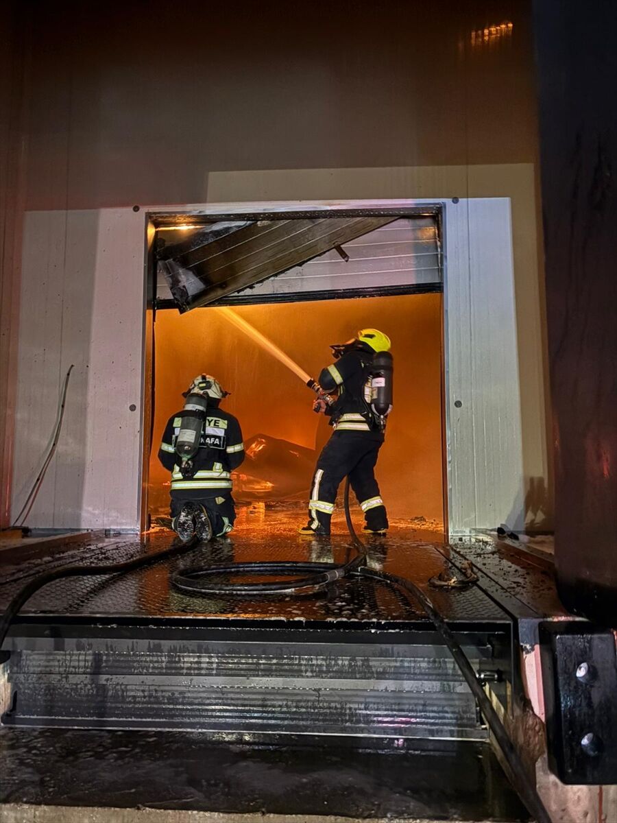 Osmaniye'de Piliç Kesimhanesinde Korkutan Yangın (9)