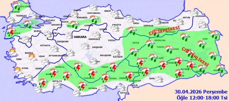 30 Nisan Yağmur Var Mı