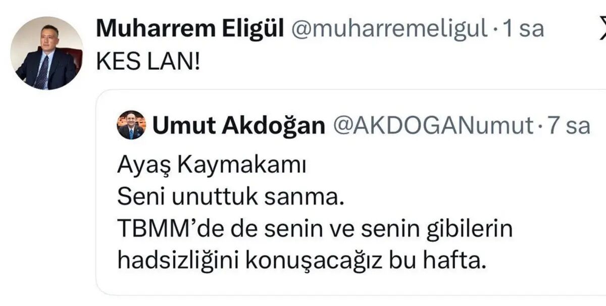 Ayaş Kaymakamı Muharrem Eligül Hakkında Soruşturma Açıldı