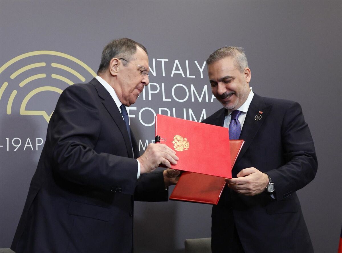 Hakan Fidan Antalya'da Mevkidaşı Lavrov Ile Görüştü (7)