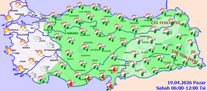 Meteorolojiden Yeni Harita 1