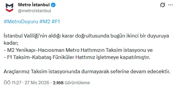 Metro Istanbul Aciklama