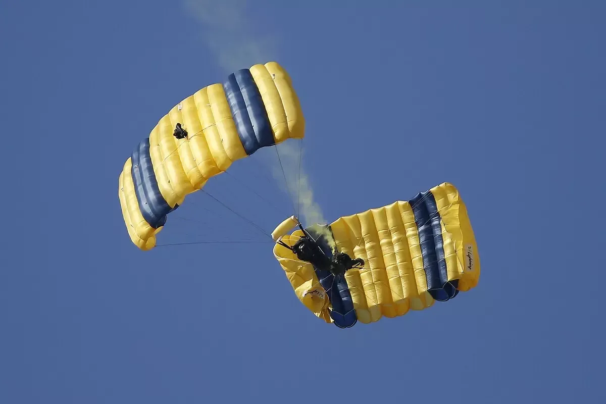 Paraşütle Yere Inmek