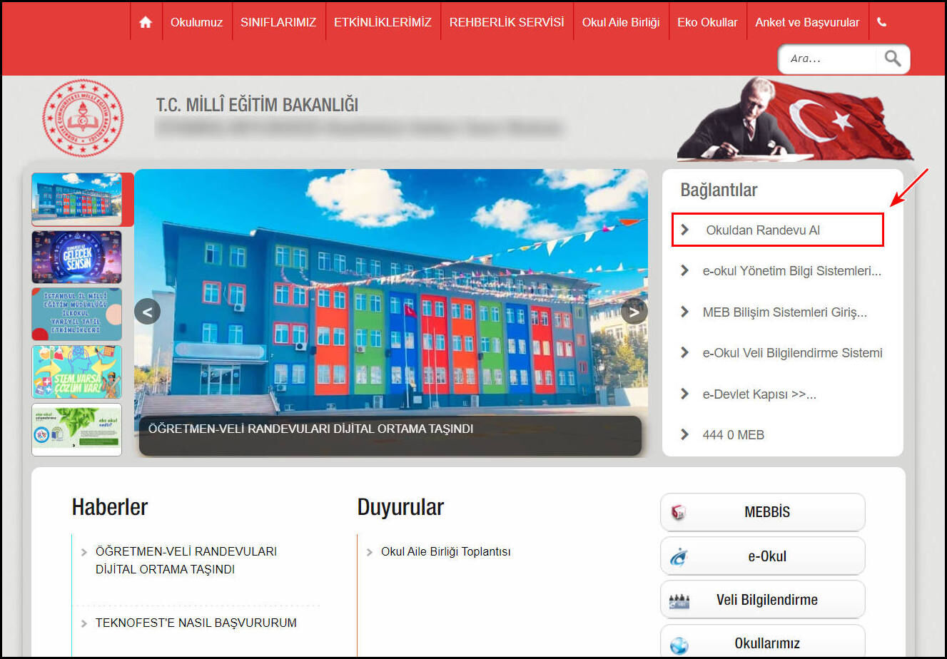 Veli Randevu Sistemi 1