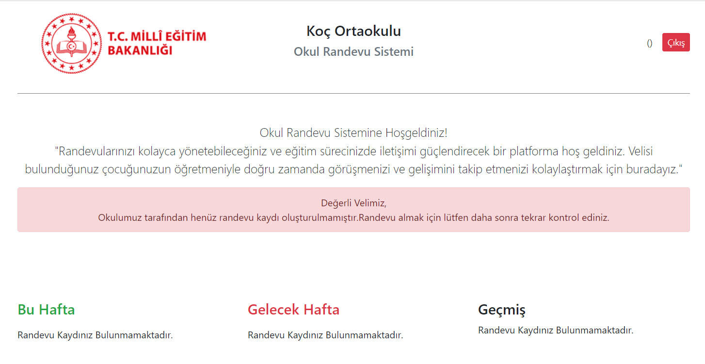 Veli Randevu Sistemi 6