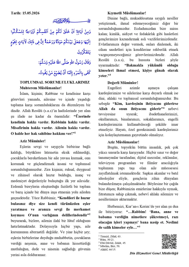 Cuma Hutbesi
