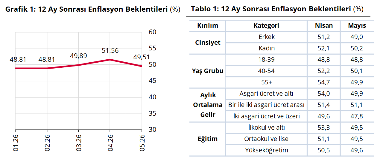 hanehalkı enflasyon beklentisi
