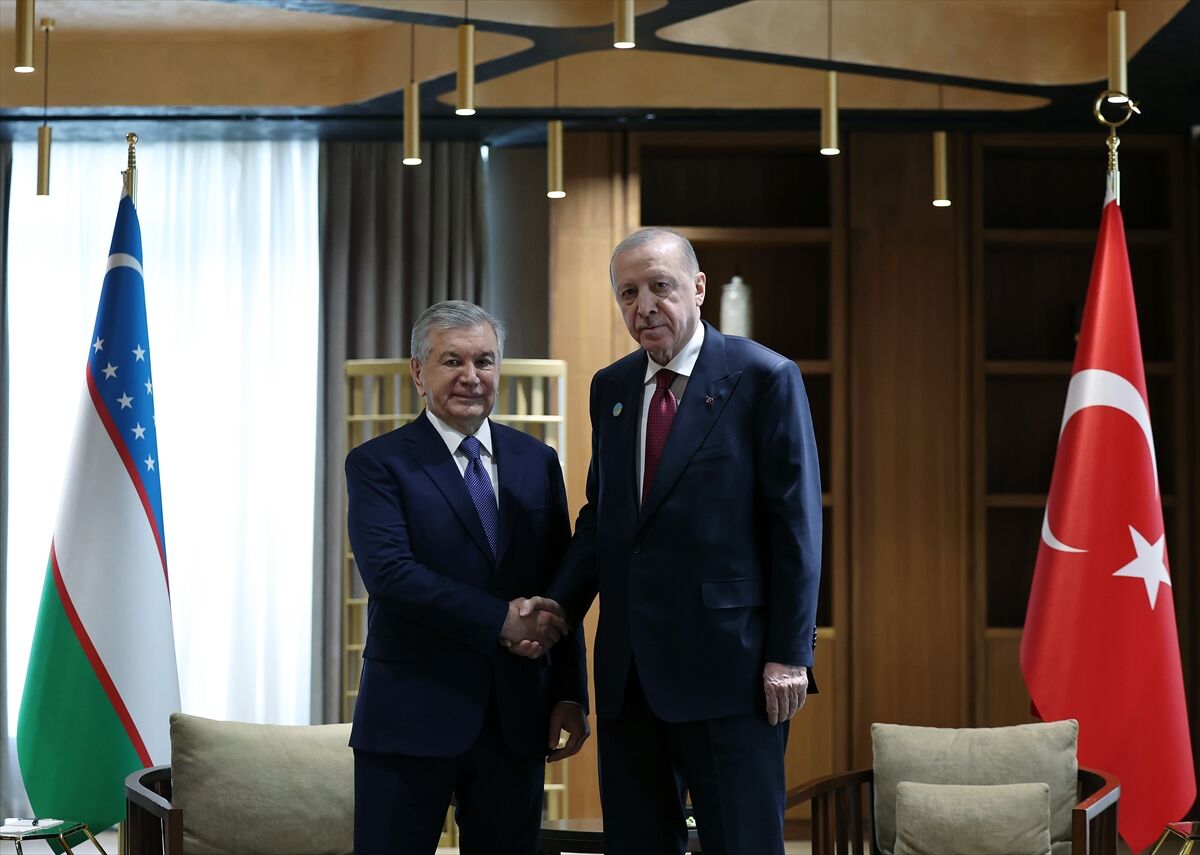 Erdoğan Özbekistan Cumhurbaşkanı